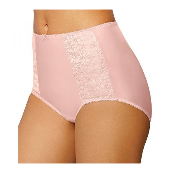 Calzoncillos de doble apoyo Essentials para mujer de Bali, Rosa rubor, XX-Large EE. UU.