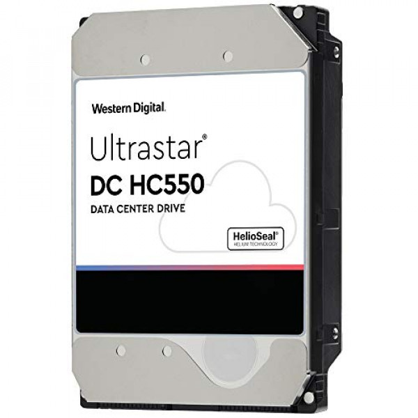 Western Digital WD Ultrastar DC HC550 16TB SATA 6Gb/s 7200RPM Disco duro para centro de datos de 3,5 pulgadas (WUH721816ALE6L4)