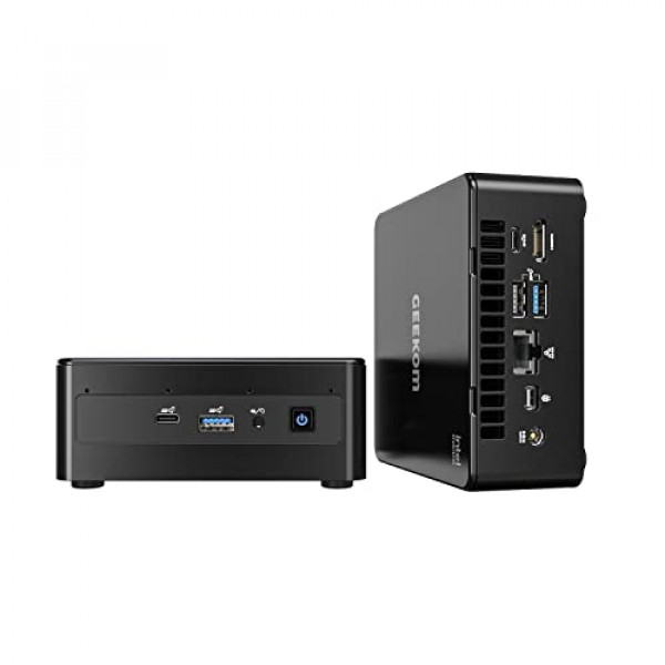 Mini PC, GEEKOM Mini IT8 Mini computadora Intel i5-8259U, PC compacta 8GB RAM 512GB SSD Windows 11 Pro Mini computadora de escritorio con doble canal DDR4/HDMI2.0 4K UHD/Dual WiFi/Bluetooth PC portátil para regalo