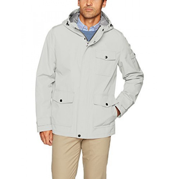 Dockers Thorn Trail Cloth - Chaqueta impermeable para lluvia para hombre, hielo, grande