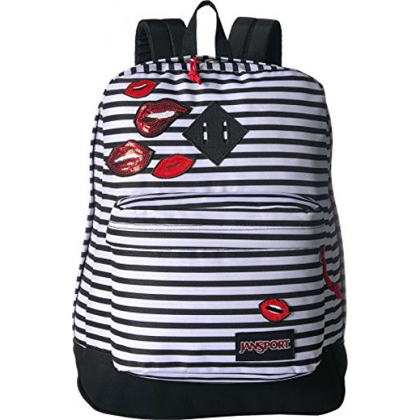 Mochila JanSport Super FX - Raya de labios sueltos
