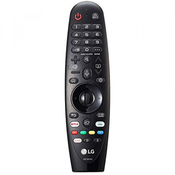 Control remoto LG Remote Magic, compatible con muchos modelos de LG, teclas de acceso directo de Netflix y Prime Video, Google/Alexa