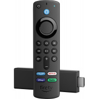 Amazon - Fire TV Stick 4K con Alexa Voice Remote, Dolby Vision, HD Streaming Media Player (incluye controles de TV) - Negro