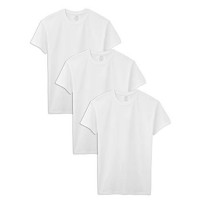 Fruit of the Loom - Camisetas interiores sin etiquetas para hombre, talla grande, paquete de 3 para hombre alto, grande