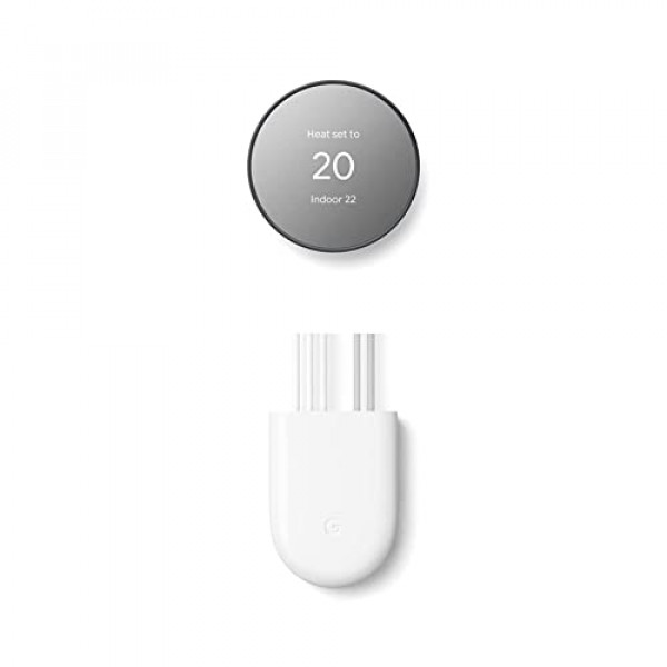 Google Nest Thermostat - Termostato inteligente para el hogar - Termostato WiFi programable - Carbón