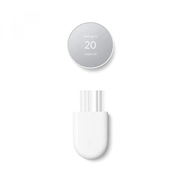 Google Nest Thermostat - Termostato inteligente para el hogar - Termostato WiFi programable - Nieve