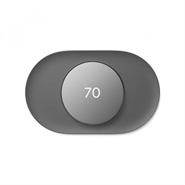 Google Nest Thermostat - Termostato inteligente para el hogar - Kit de ajuste y termostato Wifi programable - Hecho para el termostato Nest - Accesorio de termostato Wifi programable - Carbón