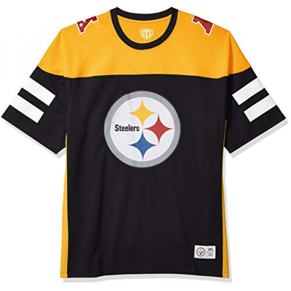 OTS NFL Pittsburgh Steelers Alton Jersey para hombre, color del equipo, grande