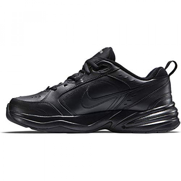 Nike Air Monarch IV Cross Trainer para hombre, negro/negro, 10.5 4E US