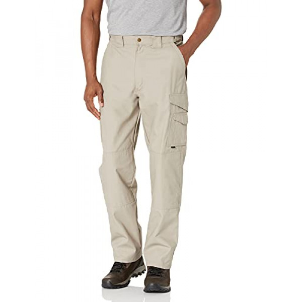 TRU-SPEC Pantalón táctico original de la serie 24-7 para hombre, caqui, 28W x 30L