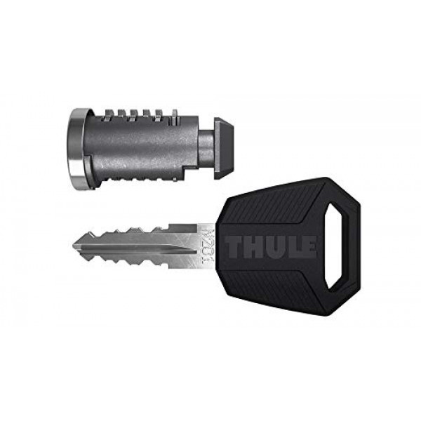 Paquete de 6 Thule One-Key System, plateado/negro