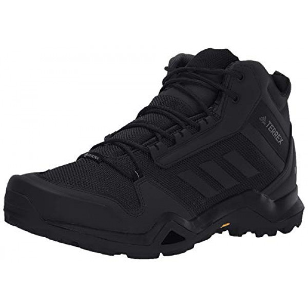 adidas Hombre Terrex Ax3 Mid Gore-tex Senderismo Negro/Negro/Carbon 9