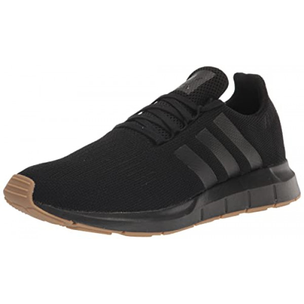 adidas Originals Swift - Zapatillas de running para hombre, color negro/negro/goma, 10