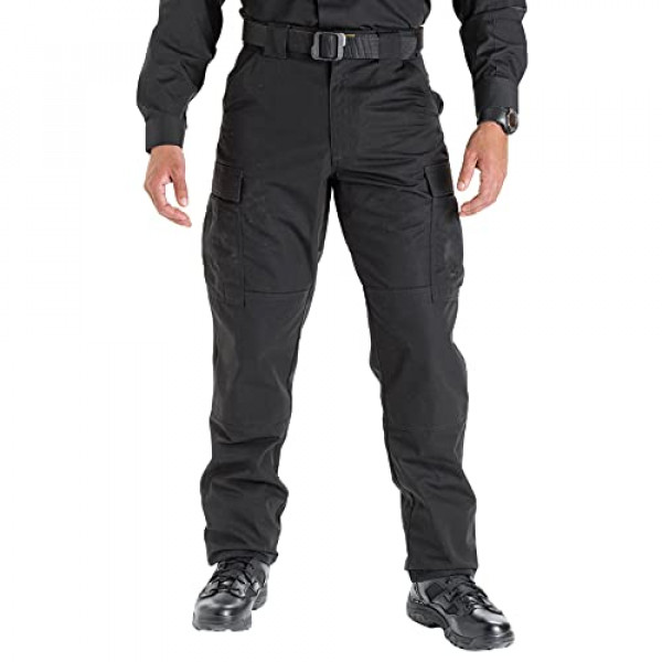 Pantalones de trabajo 5.11 Tactical TDU Ripstop ligeros para hombres, estilo 74003, negro, mediano/regular