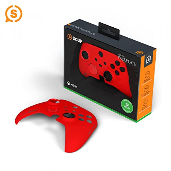 Placa frontal extraíble SCUF Instinct Red, diseños de color - Xbox Series X;