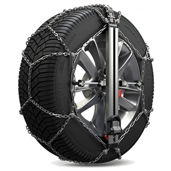 KÖNIG Easy-FIT CU-9 104 Cadenas para la nieve, juego de 2