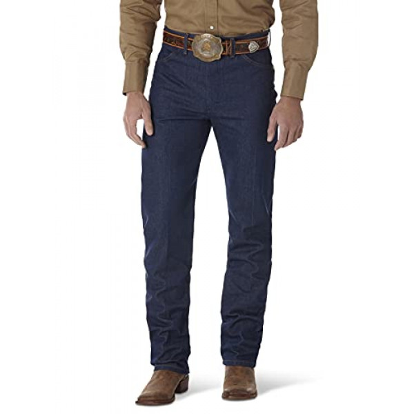 Wrangler 13MWZ Cowboy Cut Original Fit Jean para hombre, índigo rígido, 38W x 32L