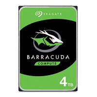 Seagate BarraCuda Disco duro interno HDD de 4 TB - 3,5 pulgadas Sata 6 Gb/s 5400 RPM 256 MB de caché para computadora de escritorio PC portátil (ST4000DM004)