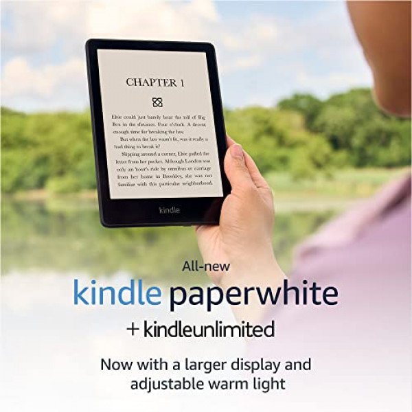 Kindle Paperwhite (8 GB): ahora con una pantalla de 6,8 y luz cálida ajustable + 3 meses gratis de Kindle Unlimited (con renovación automática)