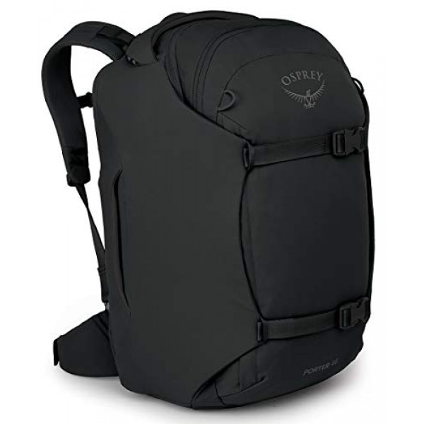 Mochila de viaje Osprey Porter 46, negra, talla única