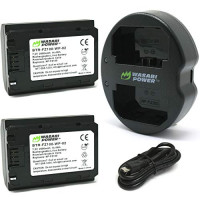 Wasabi Power Battery (paquete de 2) y cargador USB doble para Sony NP-FZ100, BC-QZ1 y Sony FX3, a1, a9, a9 II, a7C, a7R III, a7R IV, a7S III, a7 III, a7 IV, a6600 (KIT-BB-FZ100-02)