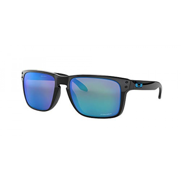 Oakley OO9417 Holbrook XL anteojos de sol + paquete de accesorios Vision Group (negro pulido/zafiro prizm (941703)
