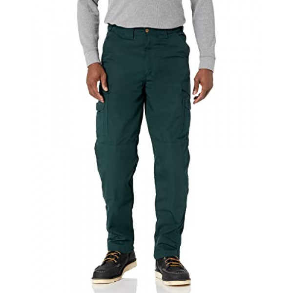 TRU-SPEC Pantalón táctico original de la serie 24-7 para hombre, abeto, 38 W sin dobladillo