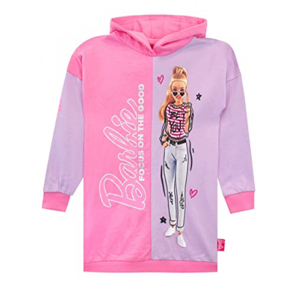 Barbie Girls Hoodie Dress Ropa de día para niños Multicolor 8