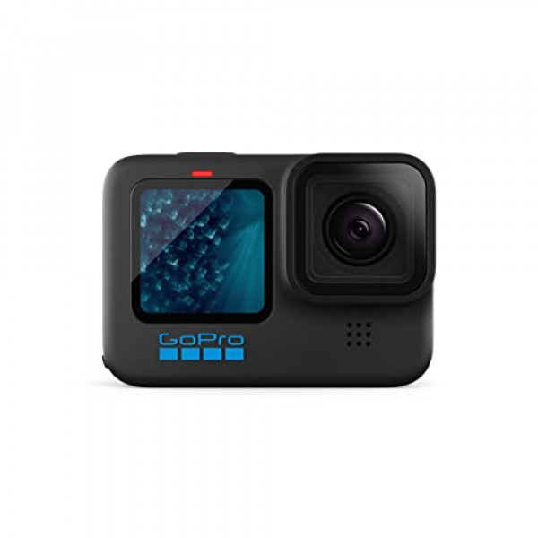 GoPro HERO11 Black - Cámara de acción a prueba de agua con video 5.3K60 Ultra HD, fotos de 27MP, sensor de imagen de 1/1.9, transmisión en vivo, cámara web, estabilización