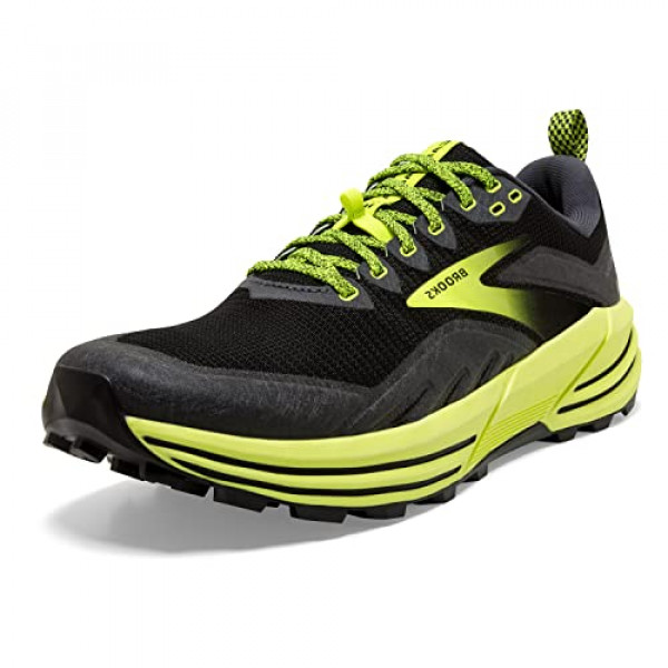 Zapatilla de trail running Brooks Cascadia 16 para hombre - Negro/Ébano/Vida nocturna - 12 Medium