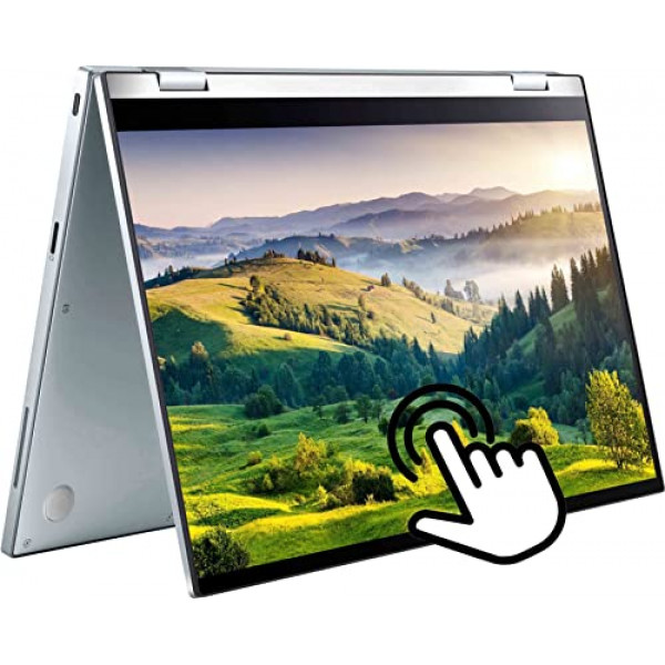 Asus Flagship Chromebook 14'' FHD Pantalla táctil 2 en 1 Laptop delgada y liviana, Intel Core M3-8100Y (hasta 3.4GHz), 8GB RAM, 64GB eMMC, Wi-Fi 6, cámara web, Zoom Meeting, Chrome OS, plateado , con accesorios GM