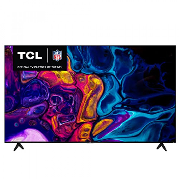 TCL 50 Clase 5-Series 4K UHD QLED Dolby Vision & Atmos, VRR, AMD FreeSync, Smart Roku TV - 50S555 (Modelo 2022), Negro