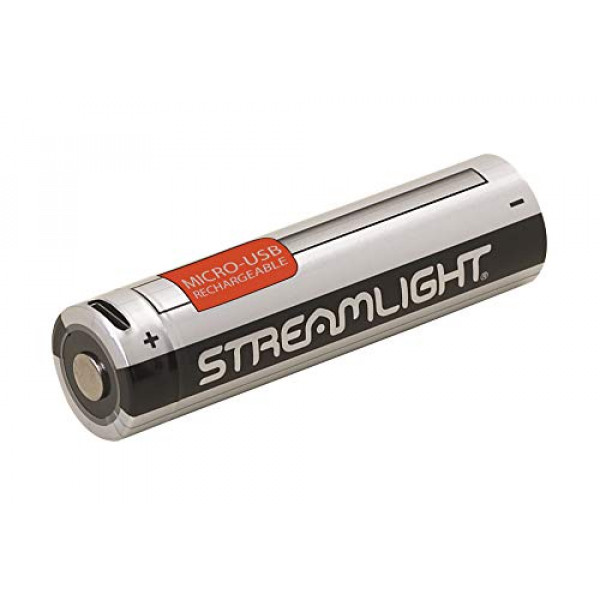 Streamlight 22104 SL-B26 Batería recargable de iones de litio USB 3.7V 2600mAh Serie X Linternas de combustible dual, paquete de 2