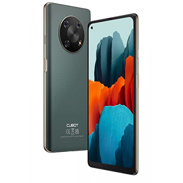 CUBOT Smartphone Android desbloqueado MAX3 Smartphone desbloqueado 6.1 ”FHD + Pantalla desbloqueada Teléfono celular Android 11 4GB + 32GB 48MP + 8MP Cámara 4G Dual SIM Teléfonos desbloqueados 5000mAh Batería Versión de EE. UU. Verde