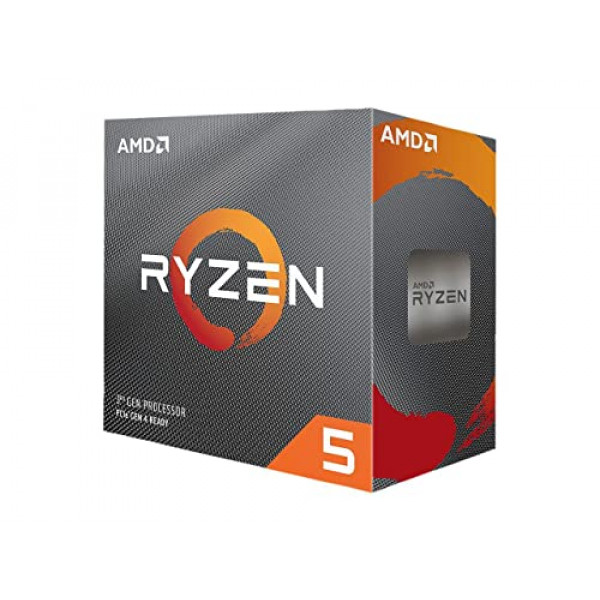 Procesador de escritorio desbloqueado AMD Ryzen 5 3600 de 6 núcleos y 12 hilos con enfriador Wraith Spire