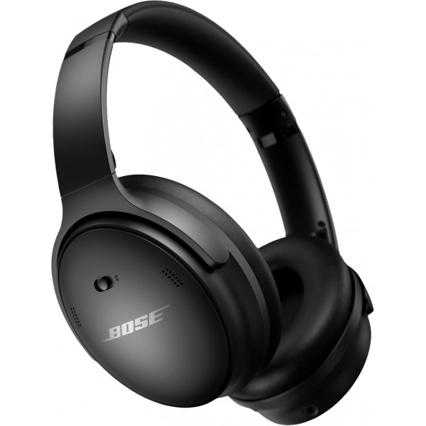 Bose - Auriculares inalámbricos con cancelación de ruido QuietComfort 45 para colocar sobre las orejas - Negro triple