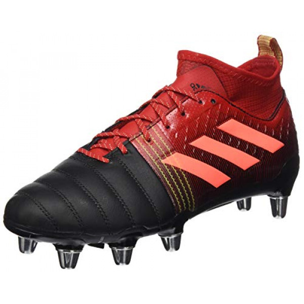 adidas Kakari X-kevlar 2 (sg) - Zapatillas de rugby para hombre, CBLACK/SIGCOR/Scarle, 40 EU