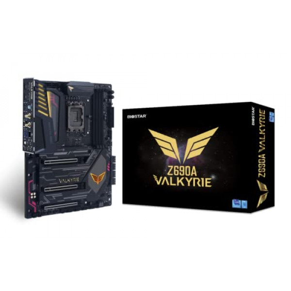 Biostar Z690A Valkyrie Intel LGA 1700 admite placa base para juegos DDR4 PCIe 5.0 de doble canal