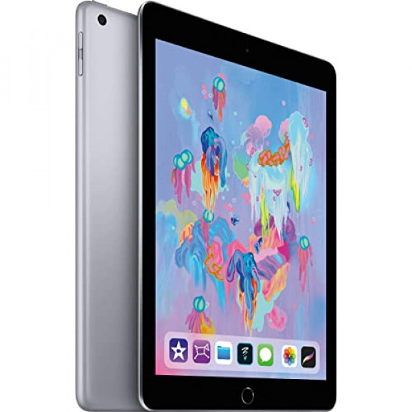 Apple iPad de 9,7 pulgadas (principios de 2018, 32 GB, solo Wi-Fi, gris espacial) MR7F2LL/A (renovado)