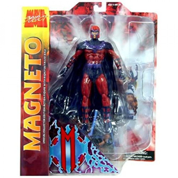 Diamond Select Toys Marvel Select: Magneto Figura de acción, 7 pulgadas