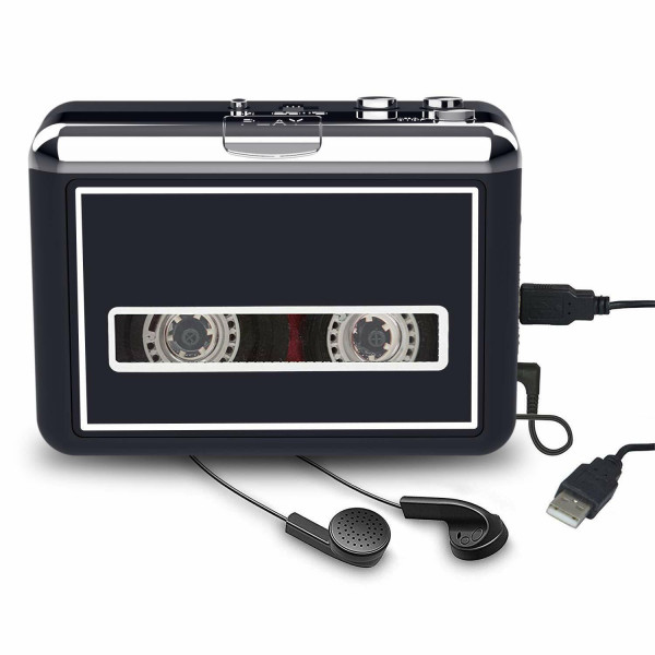 Convertidor de reproductor de casete, convertir cintas a MP3 digital portátil