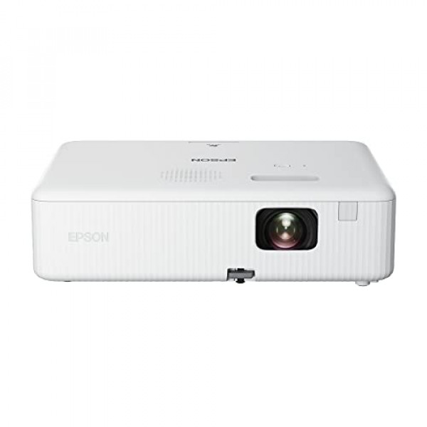 2022 Nueva actualización Epson EpiqVision Flex CO-W01 Proyector portátil, 3-Chip 3LCD, pantalla ancha, 3,000 lúmenes Color/brillo blanco, altavoz de 5 W, entretenimiento y trabajo en el hogar de 300 pulgadas, listo para transmisión