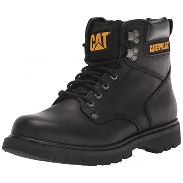 Botas de trabajo CAT Second Shift Soft Toe para hombre, negro, 9.5