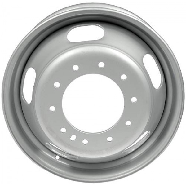 Dorman 939-163 19,5 x 6 pulgadas. Rueda de acero compatible con determinados modelos Dodge/Ram, plateado