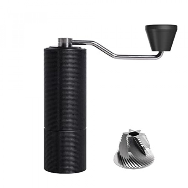 Molinillo de café manual TIMEMORE Chestnut C3 Capacidad 25 g con fresa cónica de acero inoxidable CNC, ajuste interno ajustable, posicionamiento de doble rodamiento, café de prensa francesa para regalo de molinillo de mano