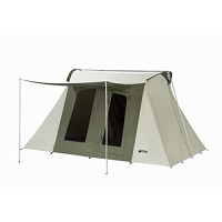 Kodiak Canvas Flex-Bow Canvas Tent Deluxe 10 pies x 10 pies (6 personas)