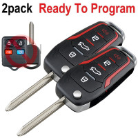 2 mando a distancia con tapa para Ford Escape Explorer 2008 2009 2010 2011 2012 2013