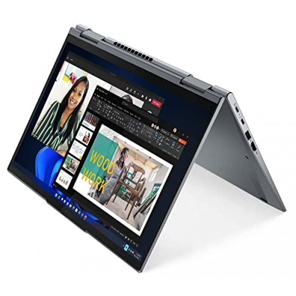Lenovo ThinkPad X1 2-in-1 Yoga Gen 7, 12th Gen i7-1260P, 14.0 FHD+ (1920x1200) IPS, antirreflejo, pantalla táctil, 16GB DDR5 RAM, 1TB SSD, cámara 1080p, lápiz integrado, Win11 Pro - Storm Gris