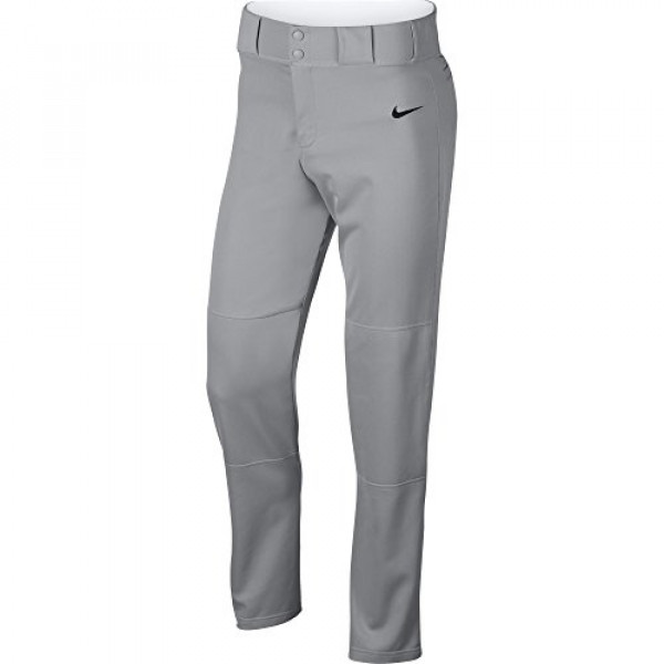 Nike Core - Pantalones de béisbol para hombre, color gris lobo/negro, extragrande