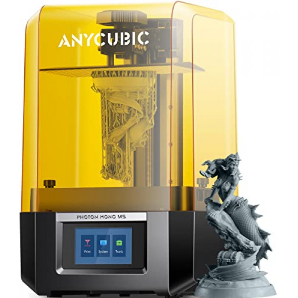 ANYCUBIC Photon Mono M5, impresora 3D de resina 12K con pantalla monocromática HD de 10,1, control en línea de la aplicación Anycubic, software Slicer actualizado, tamaño de impresión de 7,87 x 8,58 x 4,84